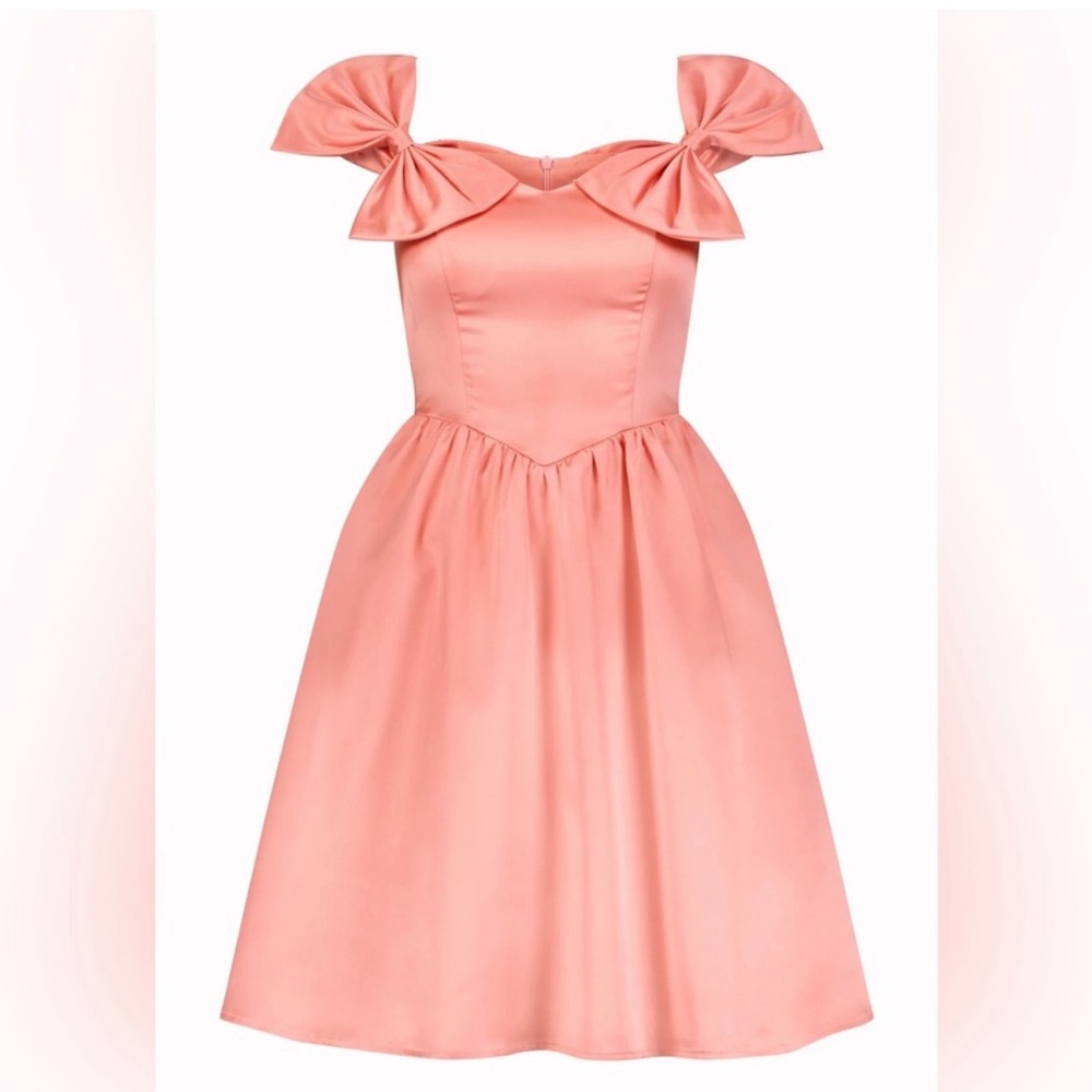 NWT JessaKae Coco Dress in Coral 2X